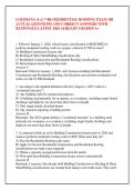 LOUISIANA &lpar;LA&rpar; 7-803 RESIDENTIAL ROOFING EXAM 180 &NewLine;ACTUAL QUESTIONS AND CORRECT ANSWERS WITH &NewLine;RATIONALE LATEST 2026 ALREADY GRADED A&plus; 