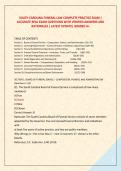 SOUTH CAROLINA FUNERAL LAW COMPLETE PRACTICE EXAM &vert; &NewLine;ACCURATE REAL EXAM QUESTIONS WITH VERIFIED ANSWERS AND &NewLine;RATIONALES &vert; LATEST UPDATE&vert; GRADED A&plus;