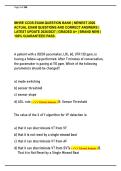 IBHRE CCDS EXAM QUESTION BANK &vert; NEWEST 2026&NewLine;ACTUAL EXAM QUESTIONS AND CORRECT ANSWERS &vert;&NewLine;LATEST UPDATE 2026&sol;2027 &vert; GRADED A&plus; &vert; BRAND NEW &vert;&NewLine;100&percnt; GUARANTEED PASS&period;&NewLine;