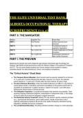 2026&sol;2027 Alberta Occupational Therapy Jurisprudence Exam Test Bank &lpar;v11&period;0&rpar; &vert; 39&plus;  S-Tier Practice Questions & Comprehensive Rationales &vert; ACOT & Health Professions Act &lpar;Bill 21&rpar; Compliant Study Guide