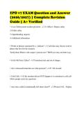 EPD v7 EXAM Question and Answer&NewLine;&lpar;2026&sol;2027&rpar; &vert; Complete Revision&NewLine;Guide &vert; A&plus; Verified