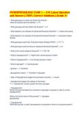 PATHOPHYSIOLOGY EXAM 1 &ndash; UTA Latest Question&NewLine;and Answer &vert; 100&percnt; Correct Solutions &vert; Grade A&plus;