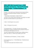 ECOL 1000 UGA Connelly Exam 1 2026&NewLine;Question and Answer &vert; Newest Previously&NewLine;Tested Scripts &vert; Verified Solutions &vert; A&plus;&NewLine;Verified
