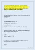 U&period;S FORCES DRIVER&rsquo;S TRAINING PROGRAM FOR&NewLine;EUROPE &ndash;EXAM 1 WITH A COMPLETE STUDY GUIDE &vert;&NewLine;REAL EXAM QUESTIONS AND CORRECT ANSWERS &vert;&NewLine;LATEST UPDATE 2026&sol;2027 &vert; GRADED A&plus;&period; 