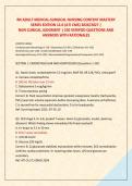 A PACKAGE DEAL FOR ATI CMS EXAM 3 VERSIONS WITH DETAILED VERIFIED SOLUTIONS &sol;A GRADE ASSURED