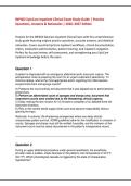 INP402 EpicCare Inpatient Clinical Exam Study Guide &vert; Practice Questions & Answers