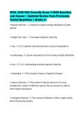 ECOL 1000 UGA Connelly Exam 3 2026 Question&NewLine;and Answer &vert; Updated Review from Previously&NewLine;Tested Questions &vert; Grade A&plus;
