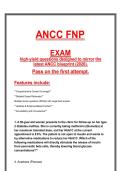 ANCC FNP EXAM 1 Questions & Answers &lpar;high-yield questions designed to mirror the latest ANCC blueprint 2026&rpar; &vert; Latest Updated 2026&sol;2027 &vert; Pass on the first attempt&period;
