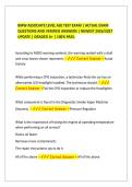 BMW ASSOCIATE LEVEL ASE TEST EXAM &vert; ACTUAL EXAM&NewLine;QUESTIONS AND VERIFIED ANSWERS &vert; NEWEST 2026&sol;2027&NewLine;UPDATE &vert; GRADED A&plus; &vert; 100&percnt; PASS&period;