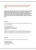 WGU C207 Objective Assessment Study Guide &vert; Data-Driven Decision Making Prep