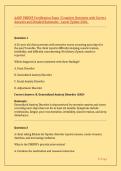AANP PMHNP Certification Exam &vert; Complete Questions with Correct Answers and Detailed Rationales - Latest Update 2026&period; 