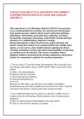 NUR 621 EXAM 280 ACTUAL QUESTIONS AND CORRECT &NewLine;ANSWERS WITH RATIONALE LATEST 2026 ALREADY &NewLine;GRADED A&plus;