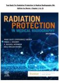 Test Bank For Radiation Protection in Medical Radiography 9th Edition by Sherer&comma; Chapter 1 to 15