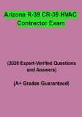 Arizona R-39 &sol; CR-39 HVAC Contractor Exam&colon; Complete Licensing Study Guide&comma; Review Notes & Practice Questions PDF