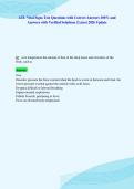 ATI- Vital Signs Test Questions with Correct Answers 100&percnt; and&NewLine;Answers with Verified Solutions &vert; Latest 2026 Update