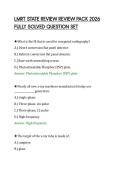 LMRT STATE REVIEW REVIEW PACK 2026&NewLine;FULLY SOLVED QUESTION SET