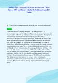 RN Vital Signs Assessment &lpar;ATI&rpar; Exam Questions with Correct&NewLine;Answers 100&percnt; and Answers with Verified Solutions &vert; Latest 2026&NewLine;Update
