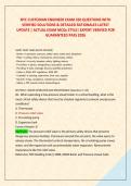 NYC CUSTODIAN ENGINEER EXAM 350 QUESTIONS WITH &NewLine;VERIFIED SOLUTIONS & DETAILED RATIONALES LATEST &NewLine;UPDATE &vert; ACTUAL EXAM MCQs STYLE&vert; EXPERT VERIFIED FOR &NewLine;GUARANTEED PASS 2026