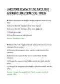 LMRT STATE REVIEW STUDY SHEET 2026&NewLine;ACCURATE SOLUTION COLLECTION&NewLine;