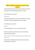 BIOL 4100 Exam 2 Questions and Correct&NewLine;Answers