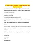 CNL Practice Questions Exam Questions and&NewLine;Correct Answers