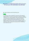 Skills Module 3&period;0- Vital Signs Posttest Questions with Correct Answers&NewLine;100&percnt; and Answers with Verified Solutions &vert; Latest 2026 Update