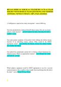 RELIAS MEDICAL SURGICAL TELEMETRY ACTUAL EXAM&NewLine;2026&sol;2027 WITH 180 REAL EXAM QUESTIONS AND VERIFIED&NewLine;ANSWERS &vert; NEWEST UPDATE &vert; 100&percnt; PASS ASSURED&period;