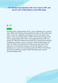 ATI Vital Signs Exam Questions with Correct Answers 100&percnt; and&NewLine;Answers with Verified Solutions &vert; Latest 2026 Update