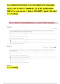 RN ATI PEDIATRIC NURSING PROCTORED EXAM WITH NGN 2026 &vert;&NewLine;PEDIATRIC RN PROCTORED EXAM with All Questions&NewLine;100&percnt; Correct Answers &vert; Latest 2026&sol;2027 Update &vert; Graded&NewLine;A&plus; &lpar;Verified&rpar;