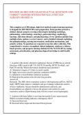 BSN HESI 266 MED SURG EXAM 300 ACTUAL QUESTIONS AND &NewLine;CORRECT ANSWERS WITH RATIONALE LATEST 2026 &NewLine;ALREADY GRADED A&plus;