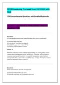 ATI RN Leadership Proctored Exam 2026 with NGN &ndash; Comprehensive 150-Question Practice Examination&NewLine;&NewLine;&NewLine;