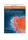 Porth Pathophysiology 2nd Canadian Edition Test Bank &vert; Comprehensive Chapter Q&A