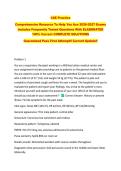 CSE Practice  &NewLine;Comprehensive Resource To Help You Ace 2026-2027 Exams &NewLine;Includes Frequently Tested Questions With ELABORATED &NewLine;100&percnt; Correct COMPLETE SOLUTIONS &NewLine;Guaranteed Pass First Attempt&excl;&excl; Current Update&excl;&excl;