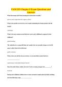 FAM 253 Chapter 8 Exam Questions and&NewLine;Answers