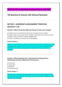ATI RN Leadership Proctored Exam 2026 with NGN &ndash; Comprehensive 150-Question Practice Examination&NewLine;&NewLine;