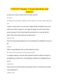FAM 253 Chapter 2 Exam Questions and&NewLine;Answers
