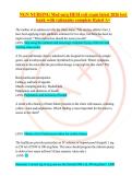NGN NURSING Med surg HESI exit exam latest 2026 test  &NewLine;bank with rationales complete Rated A&plus;