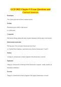 GCD 3022 Chapter 8 Exam Questions and&NewLine;Correct Answers