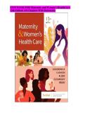 Test Bank for Maternity & Women's Health Care&comma; 13th Edition &vert; Lowdermilk &vert; All Chapters with Rationales &vert; Verified Answers