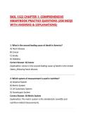 BIOL 1322 CHAPTER 1&colon; COMPREHENSIVE SMARTBOOK PRACTICE QUESTIONS &lpar;200 MCQS WITH ANSWERS & EXPLANATIONS&rpar;