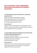BIOL 1322 &lpar;NUTRITION&rpar; - EXAM 2&colon; COMPREHENSIVE QUESTION BANK &lpar;200 QUESTIONS WITH ANSWERS & EXPLANATIONS&rpar;