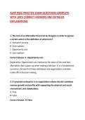 ASAP PACE PRACTICE EXAM QUESTIONS COMPLETE WITH 100&percnt; CORRECT ANSWERS AND DETAILED EXPLANATIONS