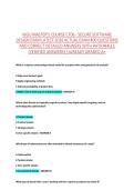 WGU MASTER'S COURSE C706 - SECURE SOFTWARE &NewLine;DESIGN EXAM LATEST 2026 ACTUAL EXAM 400 QUESTIONS &NewLine;AND CORRECT DETAILED ANSWERS WITH RATIONALES &NewLine;&lpar;VERIFIED ANSWERS&rpar; &vert;ALREADY GRADED A&plus;