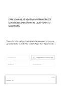 CPAR LONG QUIZ REVIEWER WITH CORRECT QUESTIONS AND ANSWERS 100&percnt; VERIFIED SOLUTIONS&NewLine;&NewLine;