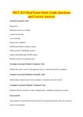 MGT 411 Final Exam Study Guide Questions&NewLine;and Correct Answers