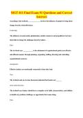 MGT 411 Final Exam &num;1 Questions and Correct&NewLine;Answers
