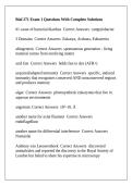 Exam &lpar;elaborations&rpar; Biol 271 Biol 271 Exam 1 Questions With Complete Solutions