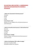 NLC ELECTRICAL GRID CHAPTERS 1-4 COMPREHENSIVE EXAM BANK &lpar;200 QUESTIONS WITH ANSWERS & RATIONALES&rpar;