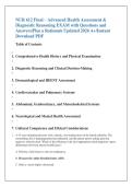 NUR 612 Final &ndash; Advanced Health Assessment & &NewLine;Diagnostic Reasoning EXAM with Questions and &NewLine;Answers&sol;Plus a Rationale Updated 2026 A&plus;&sol;Instant &NewLine;Download PDF 