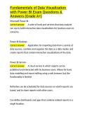 Microsoft Power BI Exam Bundle With 100&percnt; Correct Answers 2025